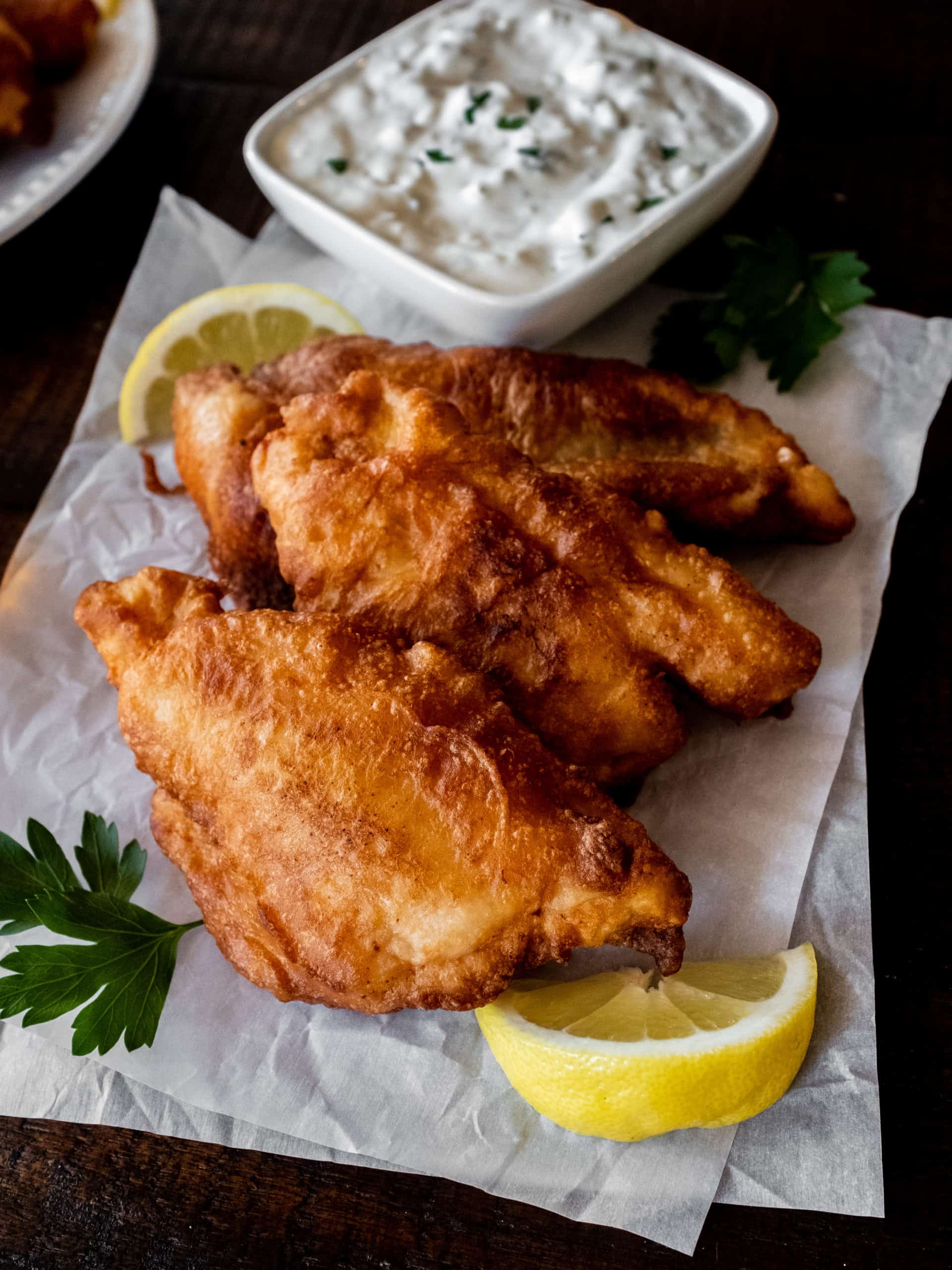 pub style beer battered fish