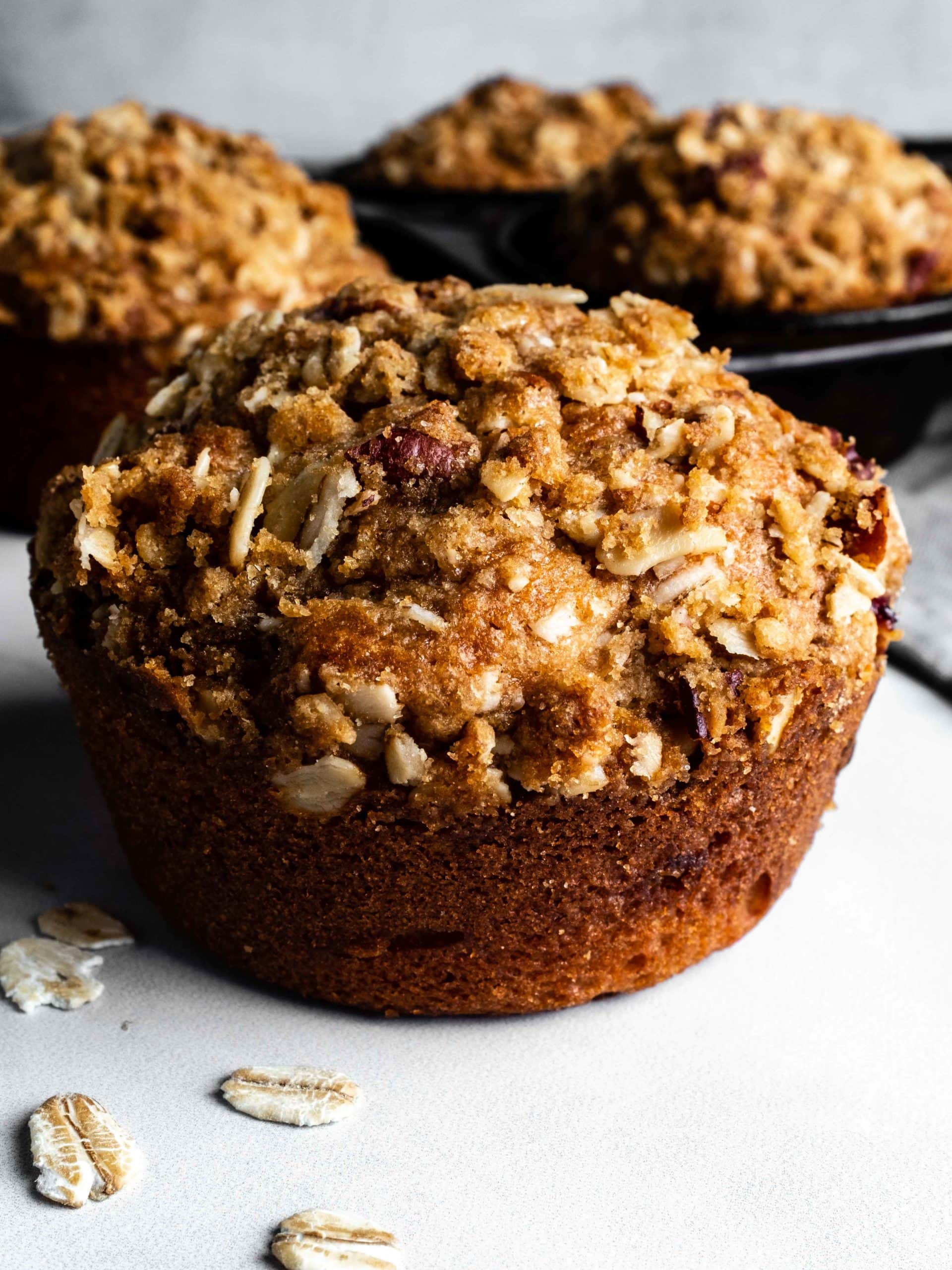 blueberry muffin with streusel topping