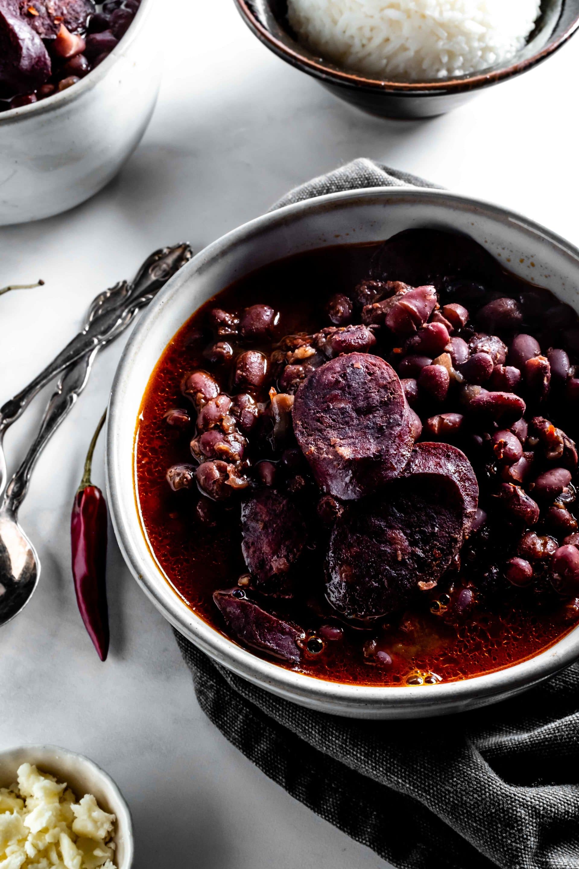 spicy smoked sausage and black bean soup Whisked Away Kitchen