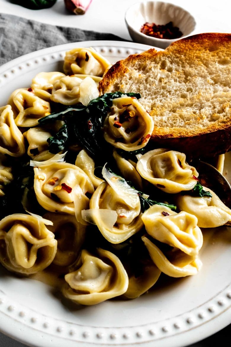 Lobster Tortellini with White Wine Cream Sauce - getting fancy with pasta -  Will Cook For Friends