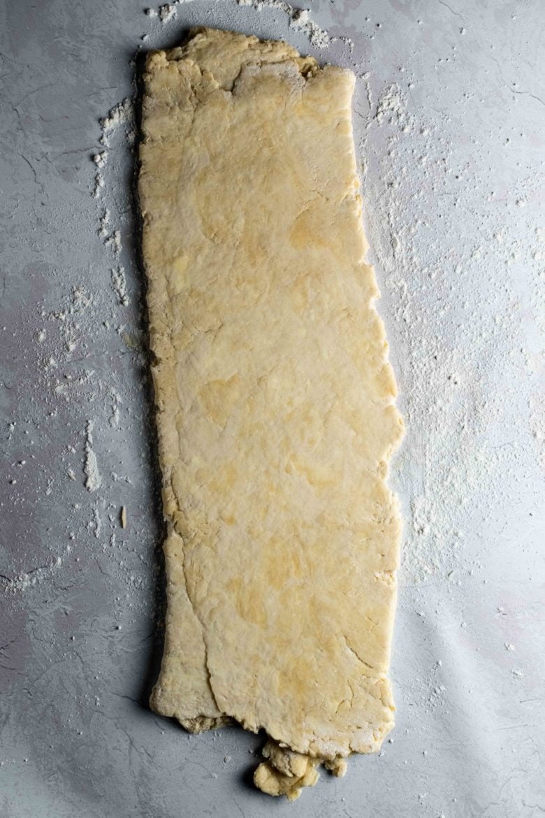 folding the dough