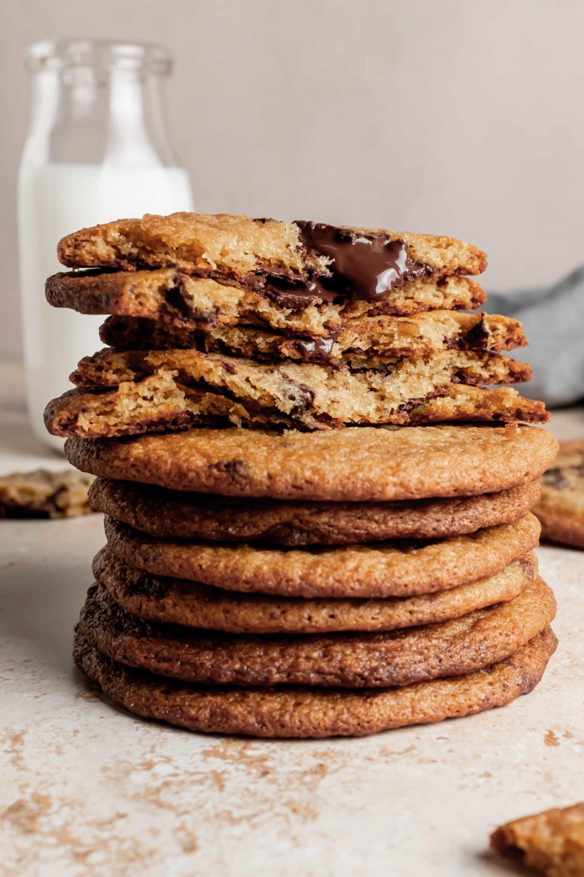 Malted Chocolate Chip Cookies - Whisked Away Kitchen