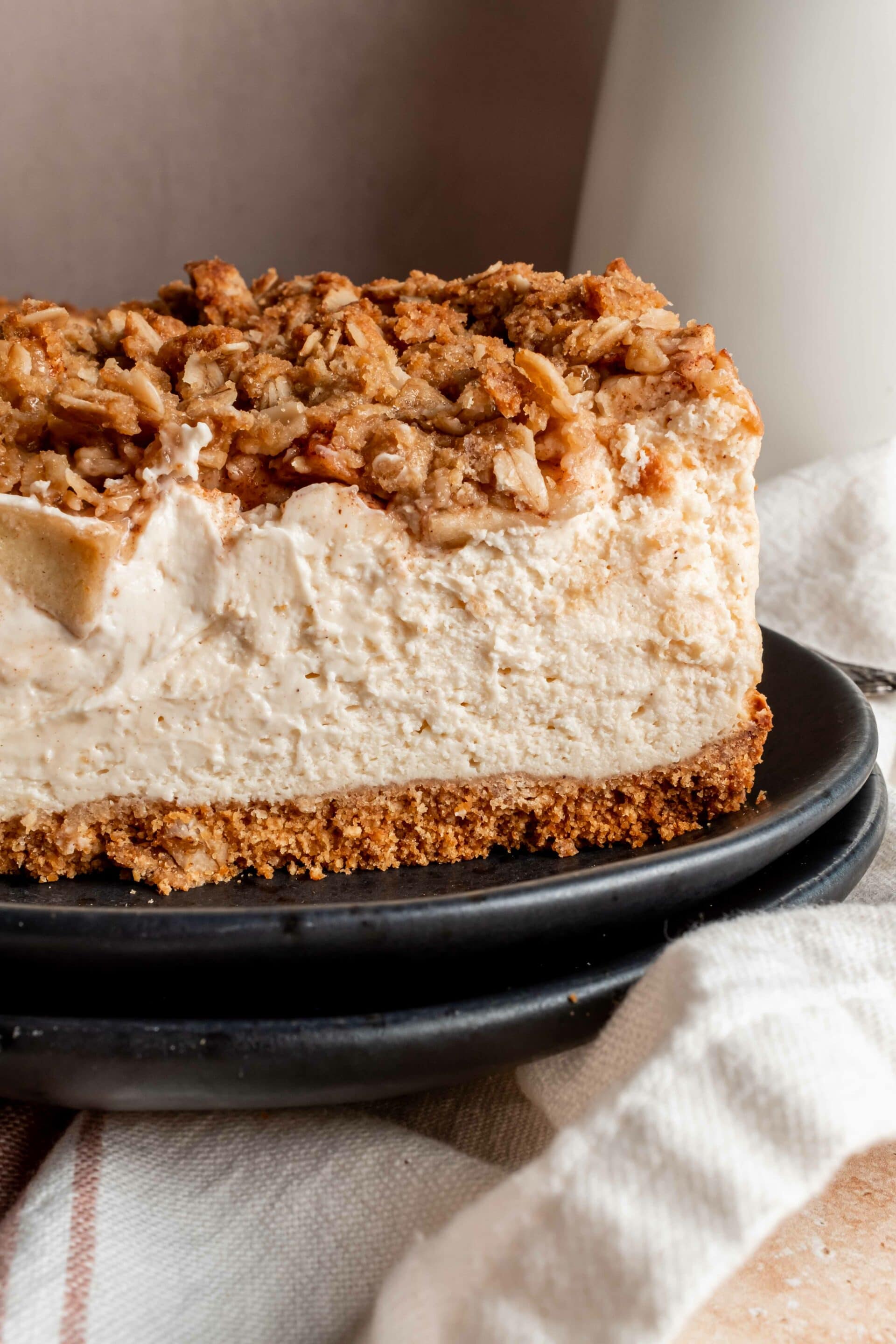 Apple Crumble Cheesecake - Whisked Away Kitchen