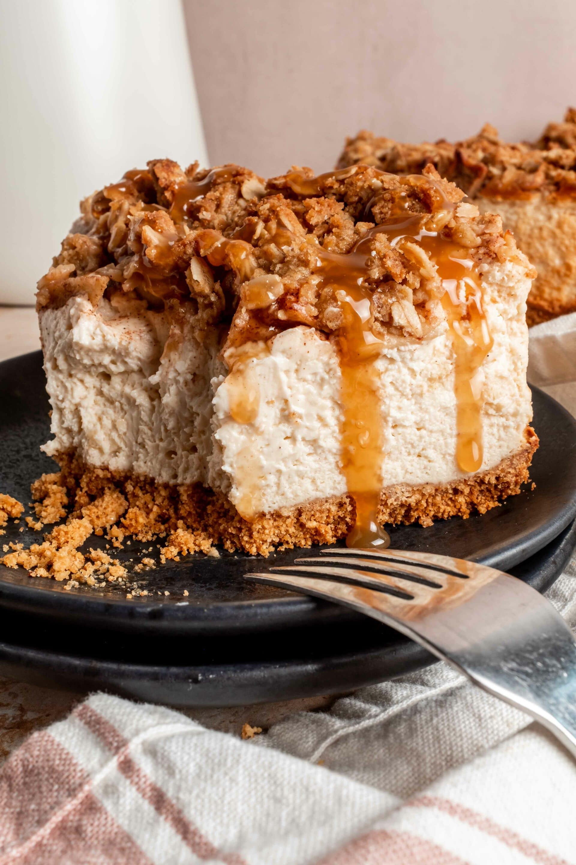 Apple Crumble Cheesecake - Whisked Away Kitchen