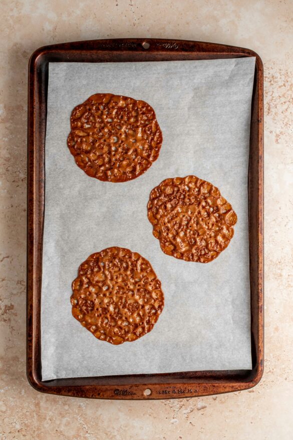 Brandy Snap Baskets with Mascarpone Whipped Cream Whisked Away Kitchen