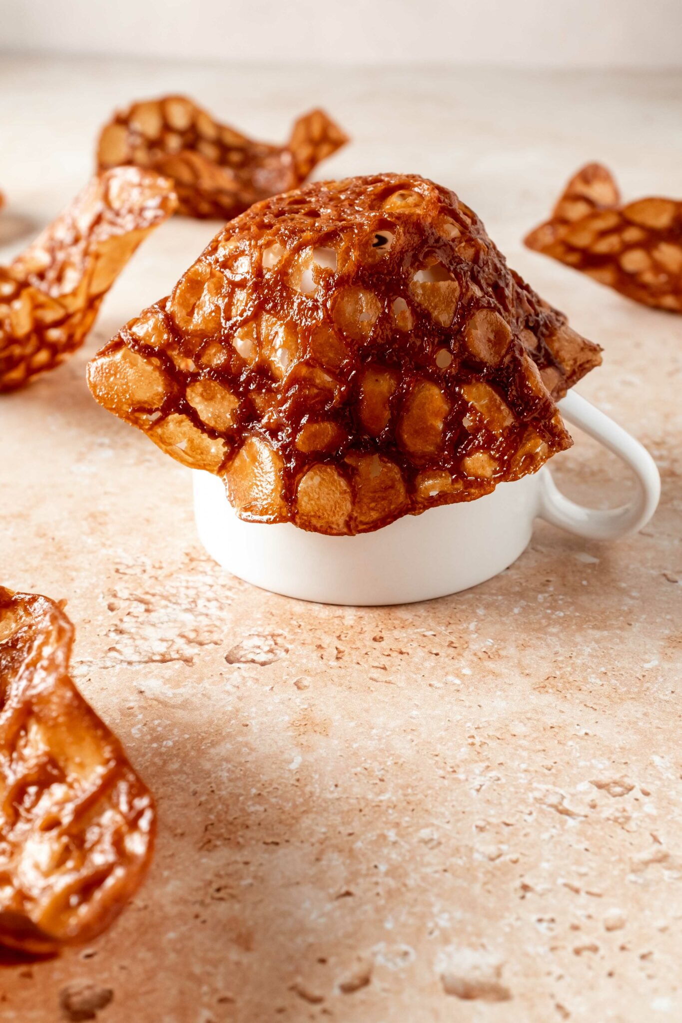 Brandy Snap Baskets with Mascarpone Whipped Cream Whisked Away Kitchen