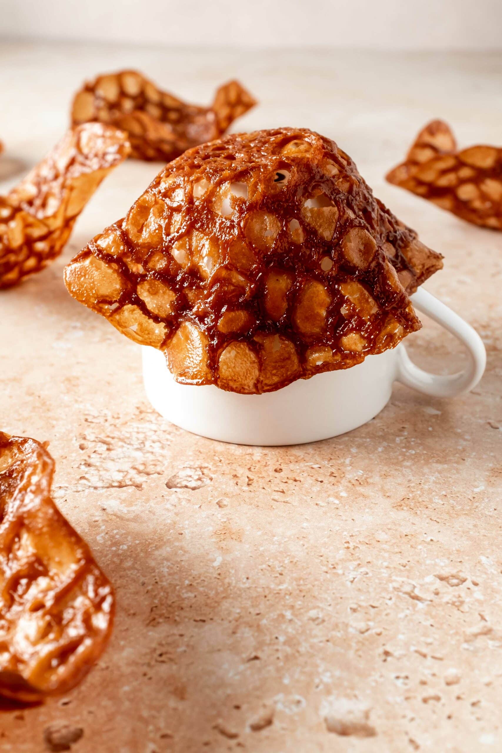 Brandy Snap Baskets with Mascarpone Whipped Cream Whisked Away Kitchen