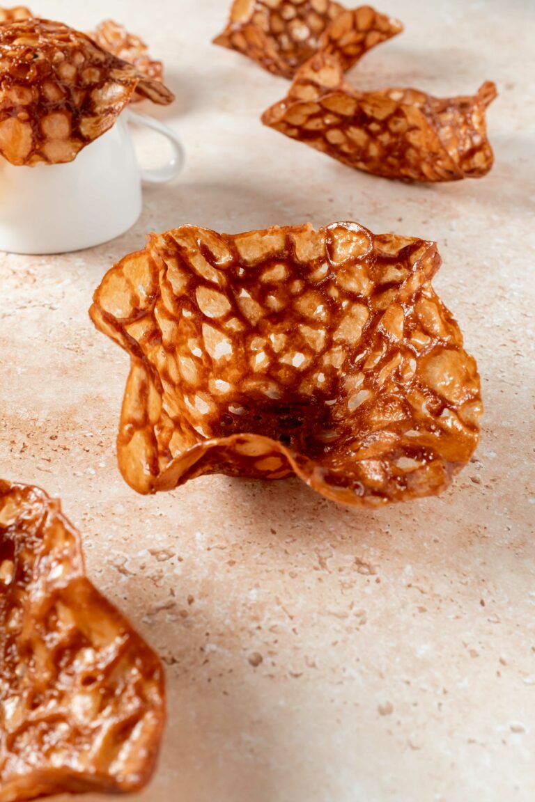 Brandy Snap Baskets with Mascarpone Whipped Cream Whisked Away Kitchen