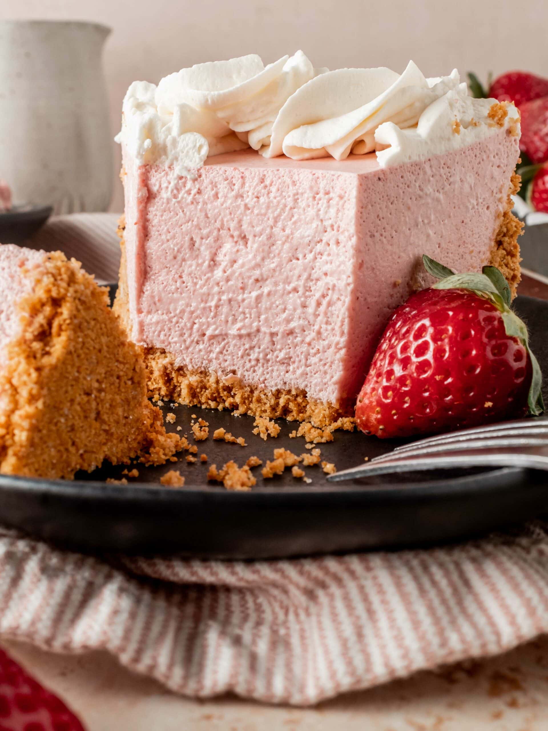light and fluffy strawberry mousse cake filling