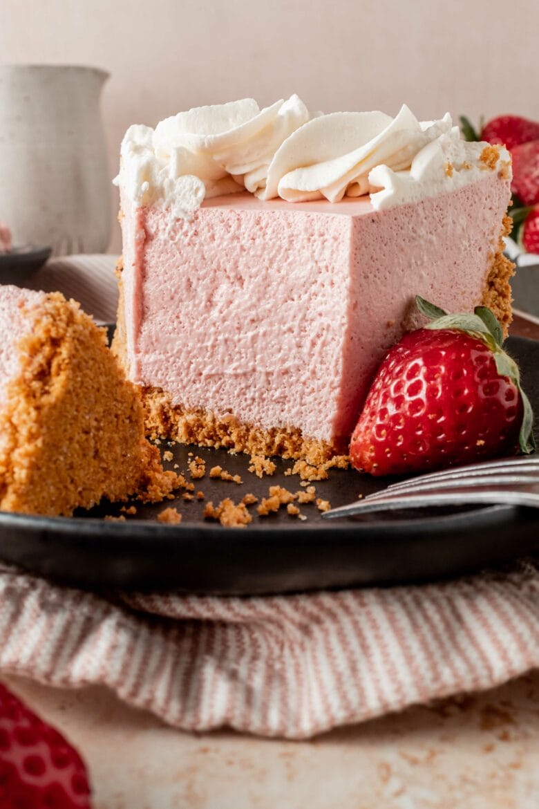 light and fluffy strawberry mousse cake filling