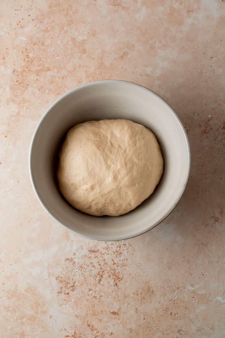 Runza dough before proofing.