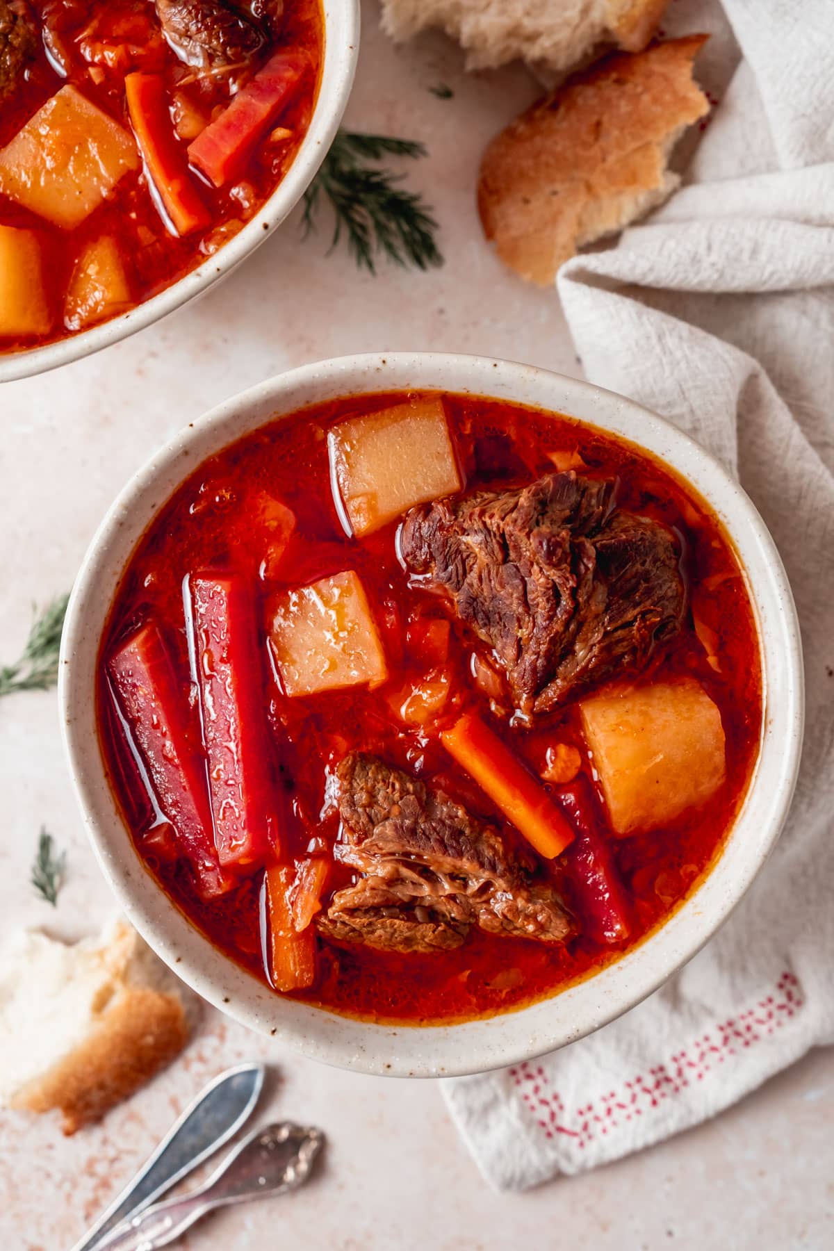 Beef Borscht Recipe Whisked Away Kitchen