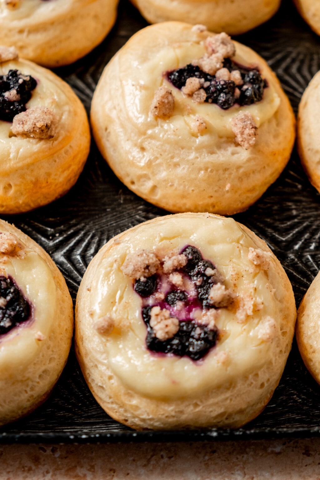 Blueberry and Cream Cheese Kolaches - Whisked Away Kitchen